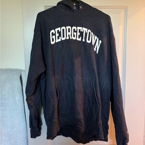 Champion Georgetown Navy Blue Hoodie